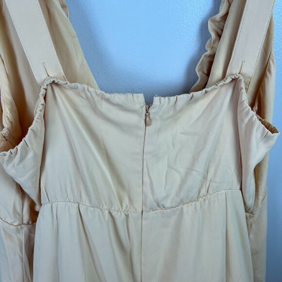 Abercrombie & Fitch Cinched Neck Slip Midi Dress Size XXL NWT - Picture 10 of 12